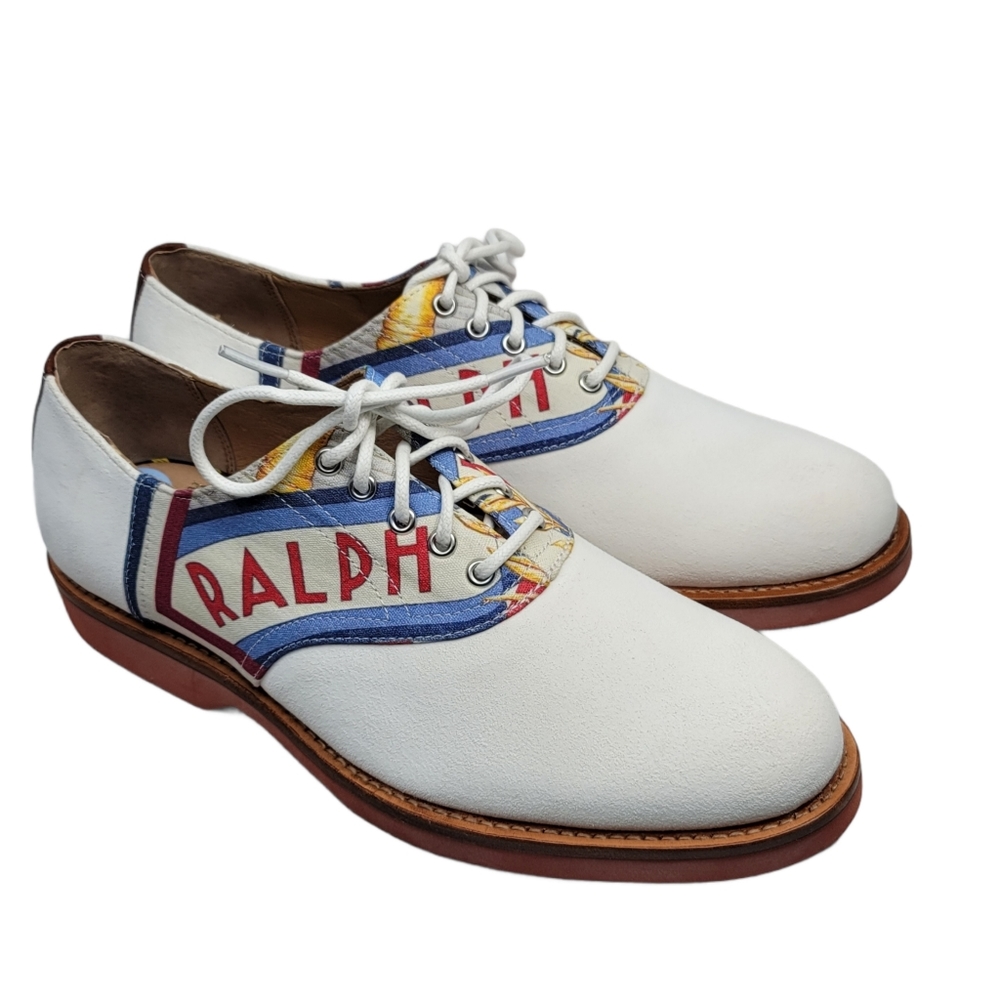 Polo Ralph Lauren Rhett Saddle Oxford shoes NWOT - Picture 2 of 16